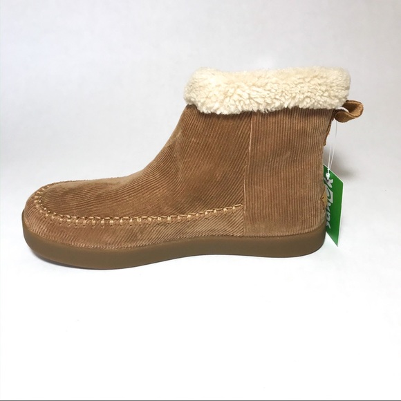 Sanuk Nice Bootah Corduroy Ankle Boot | NWT - Picture 5 of 6